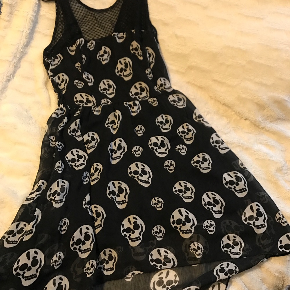 Royal Bones Black and White Skull Dress